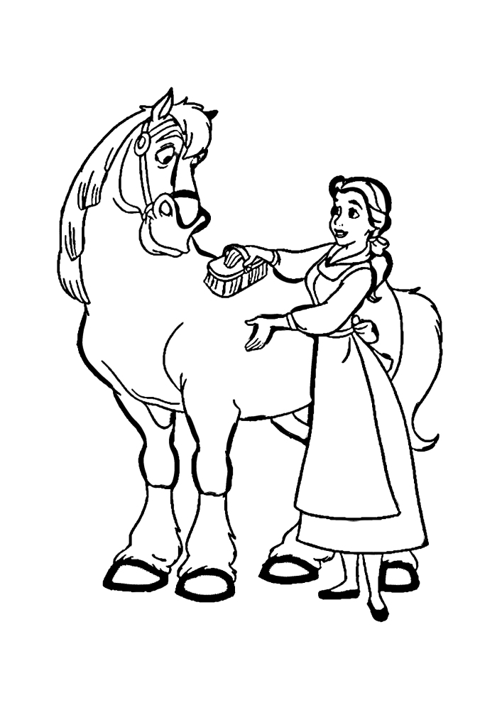 Ariel lidera el caballo