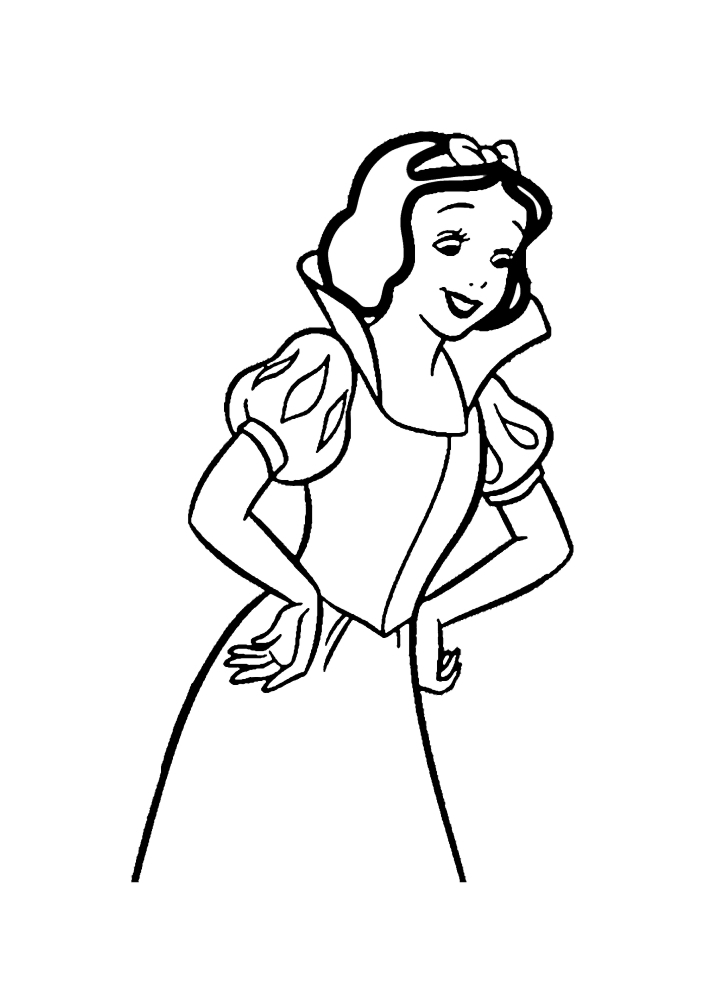 Snow White-Disney Princess Coloring Book