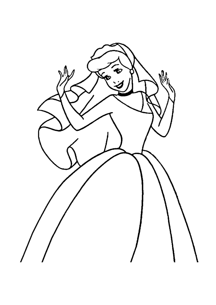 Snow White-Färbung Disney Prinzessin.