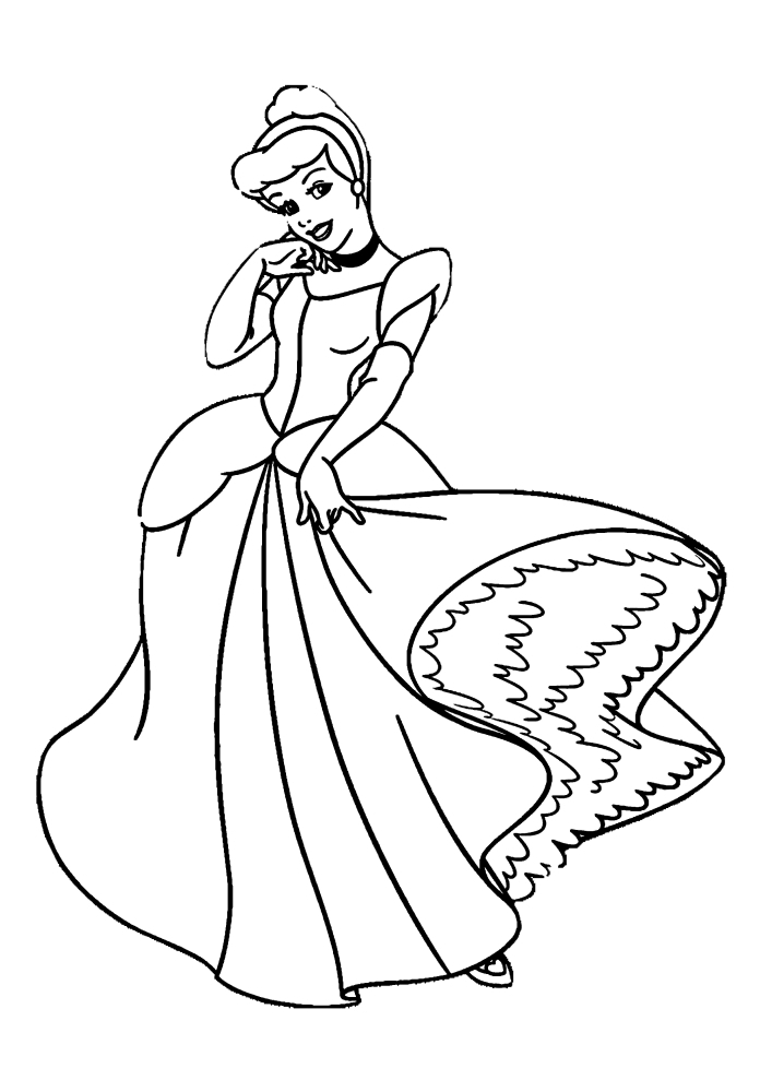 Princesa tímida-livro para colorir