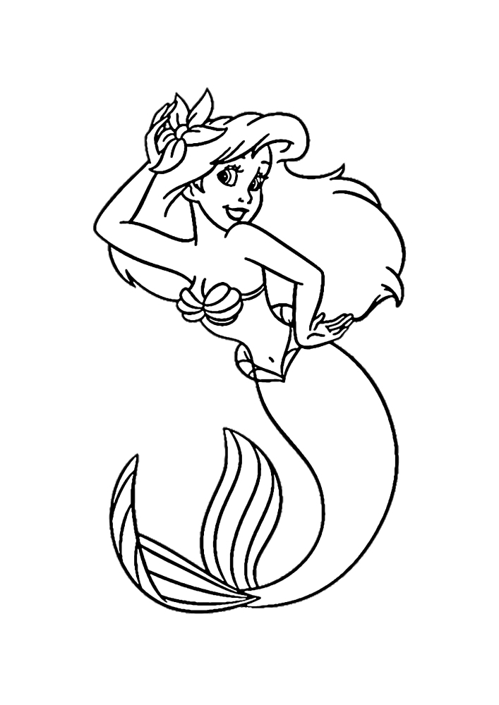 Ariel est la petite sirène.