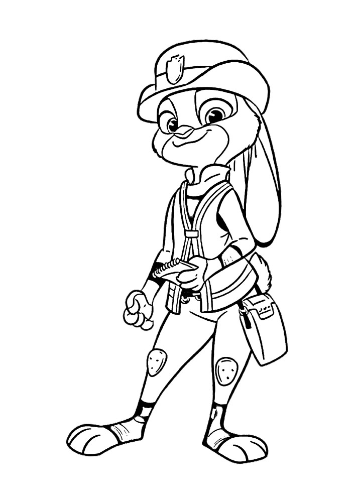 Coloriage Judy HOPS