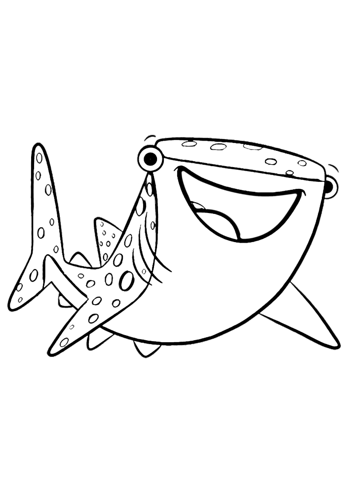 Requin-baleine joyeux