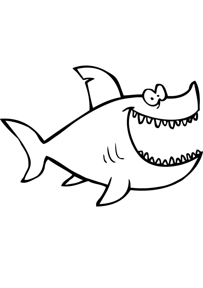 Tiburón mordisqueando el tablero