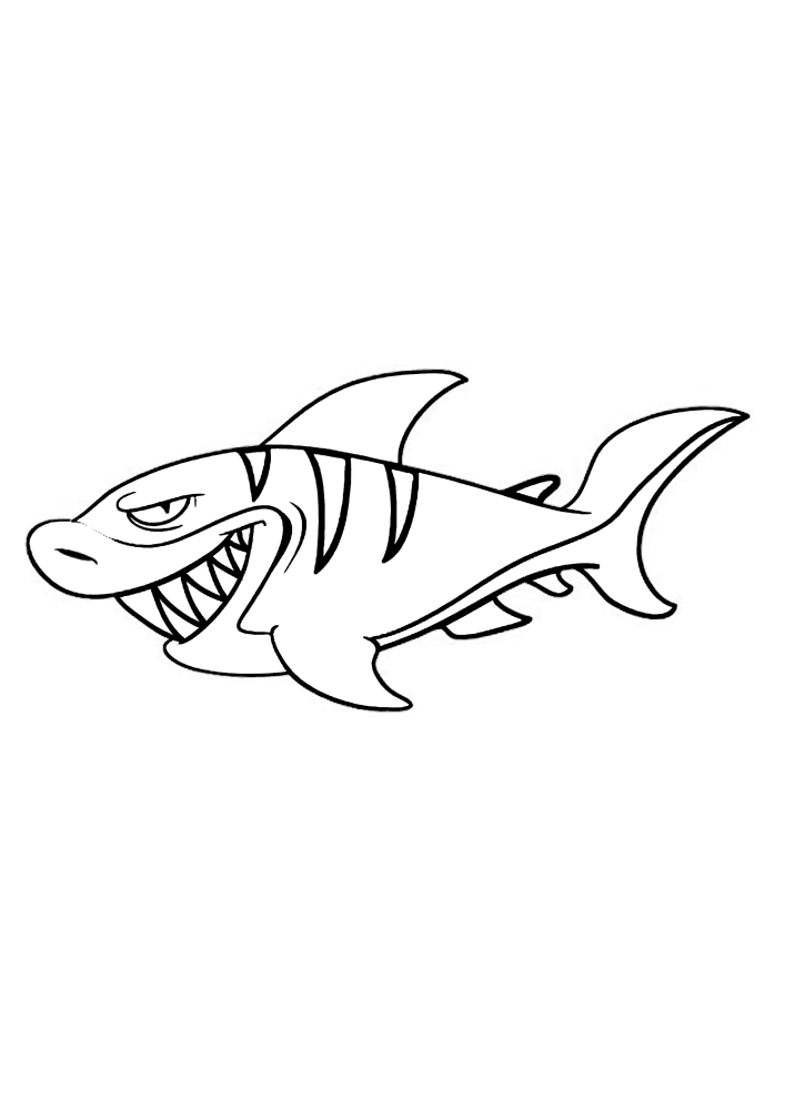 Tiburón enojado
