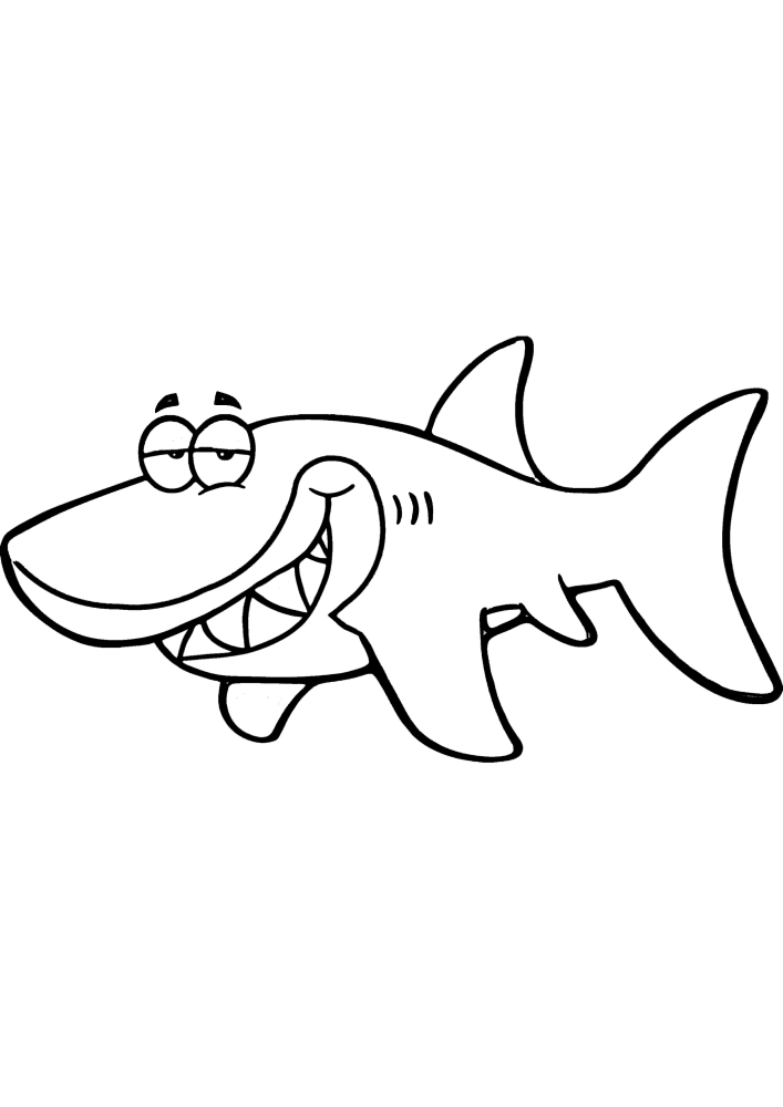 Забавная акула