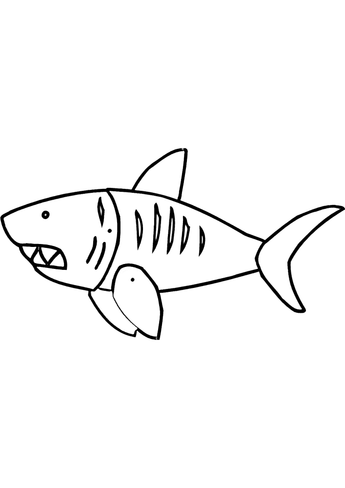 Fácil de dibujar pescado.