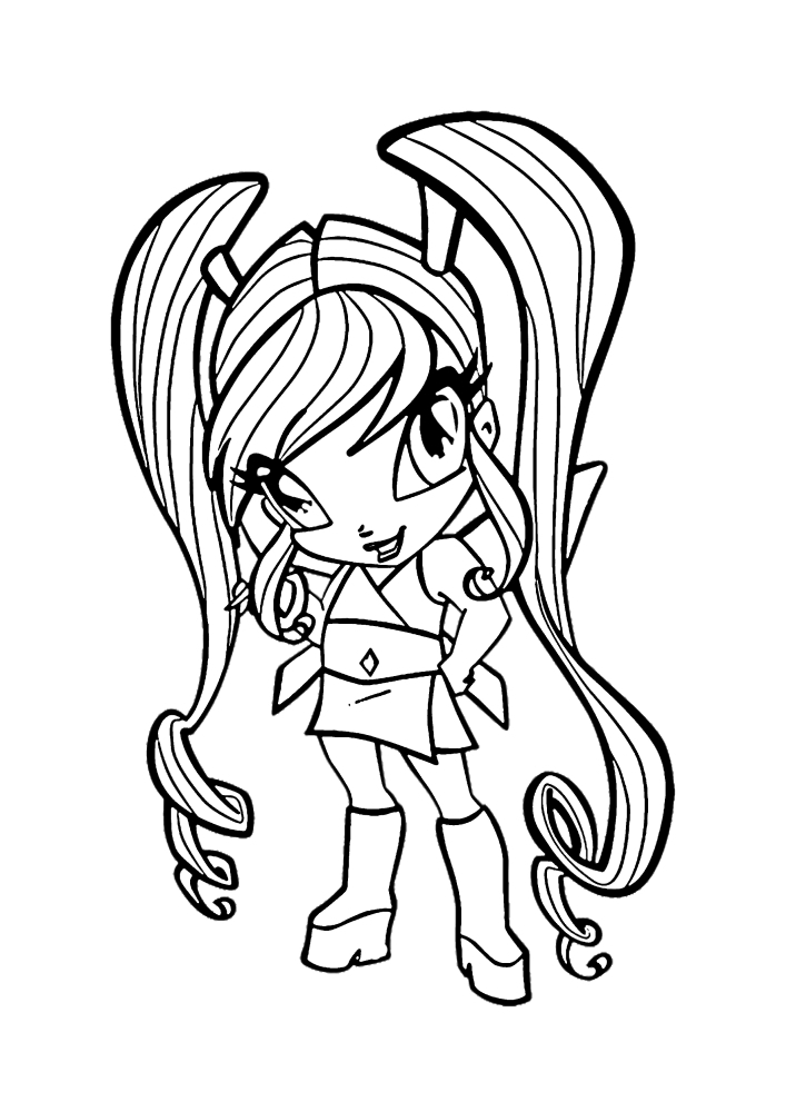 Layla-coloriage