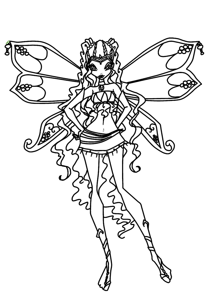 Fairy Enchantix is a great coloring book for the baby, so that she can do something useful.