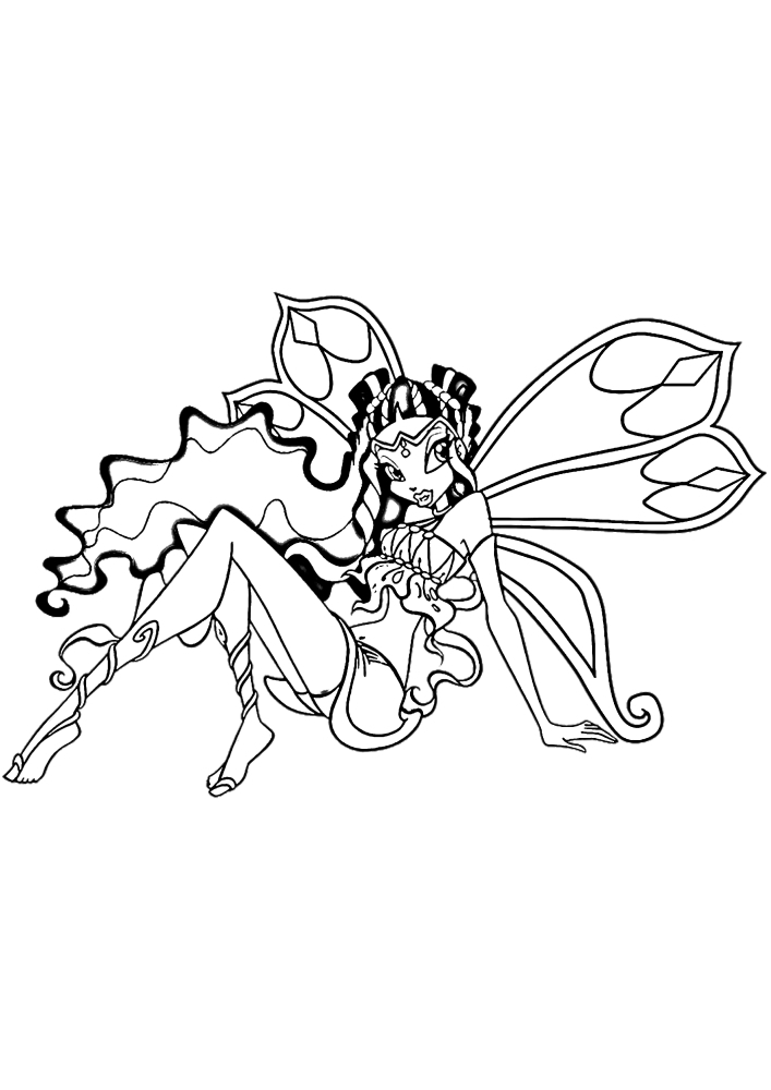 Fairy Leila Coloring Pages