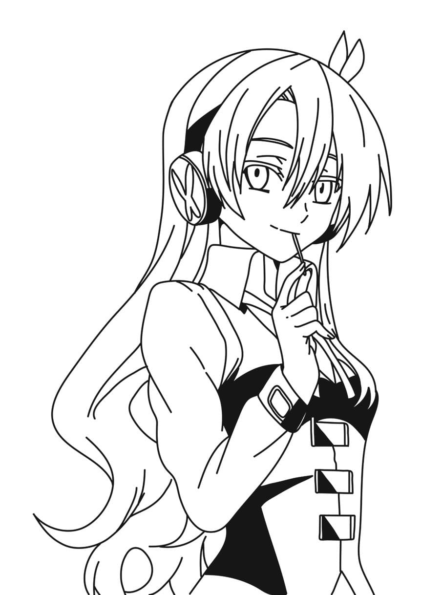 Akame ga Kill Coloring Pages. Print Anime Coloring Pages for free.