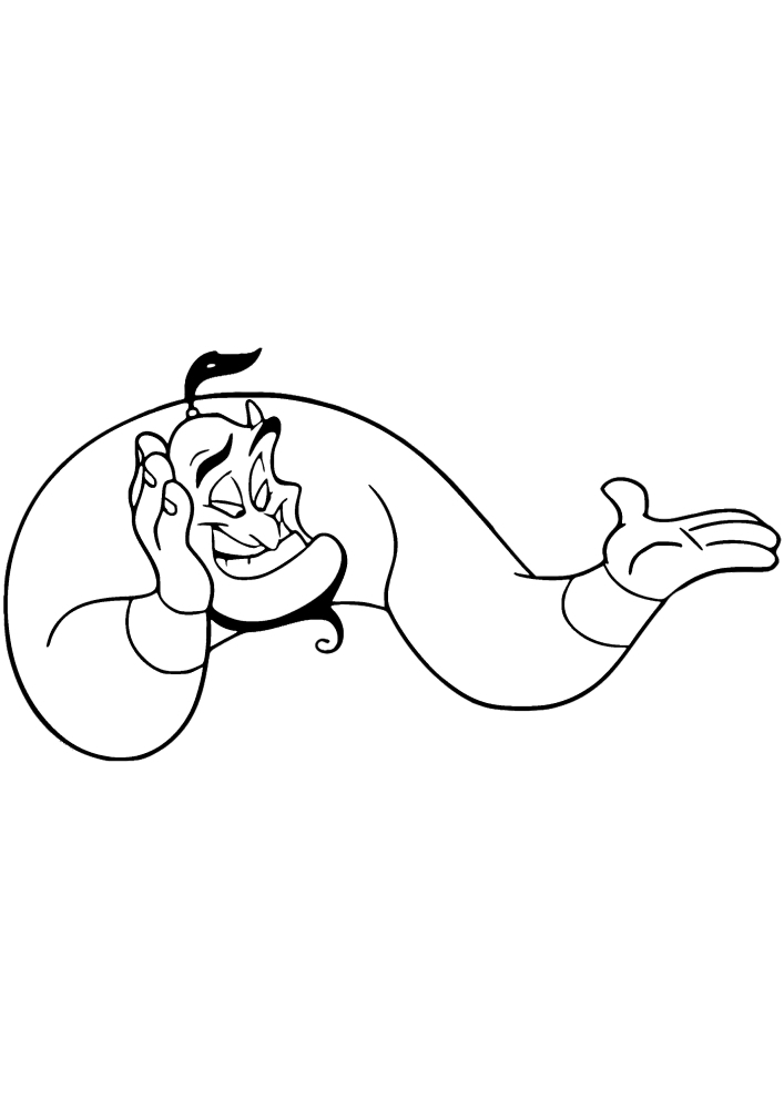 Papagaio Iago do desenho animado Aladdin.