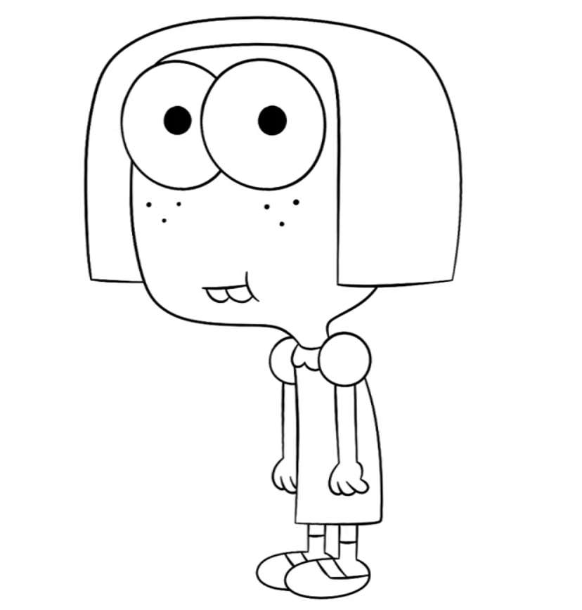 Coloring page Big City Greens Tilly Green