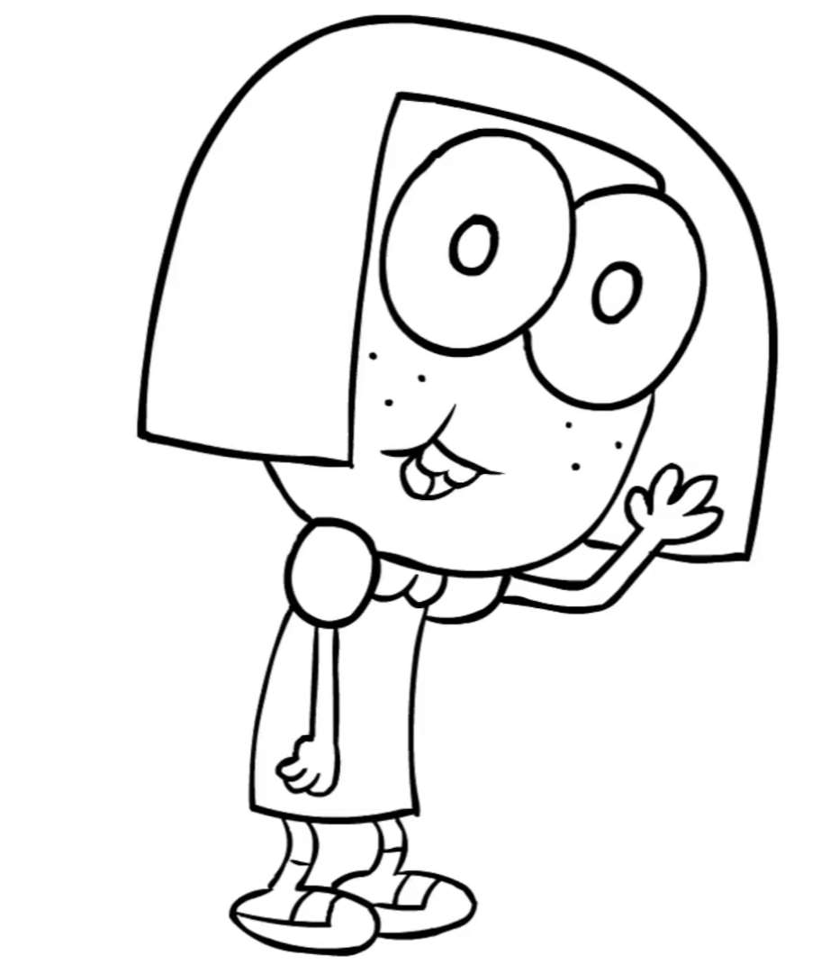 Coloring page Big City Greens Tilly