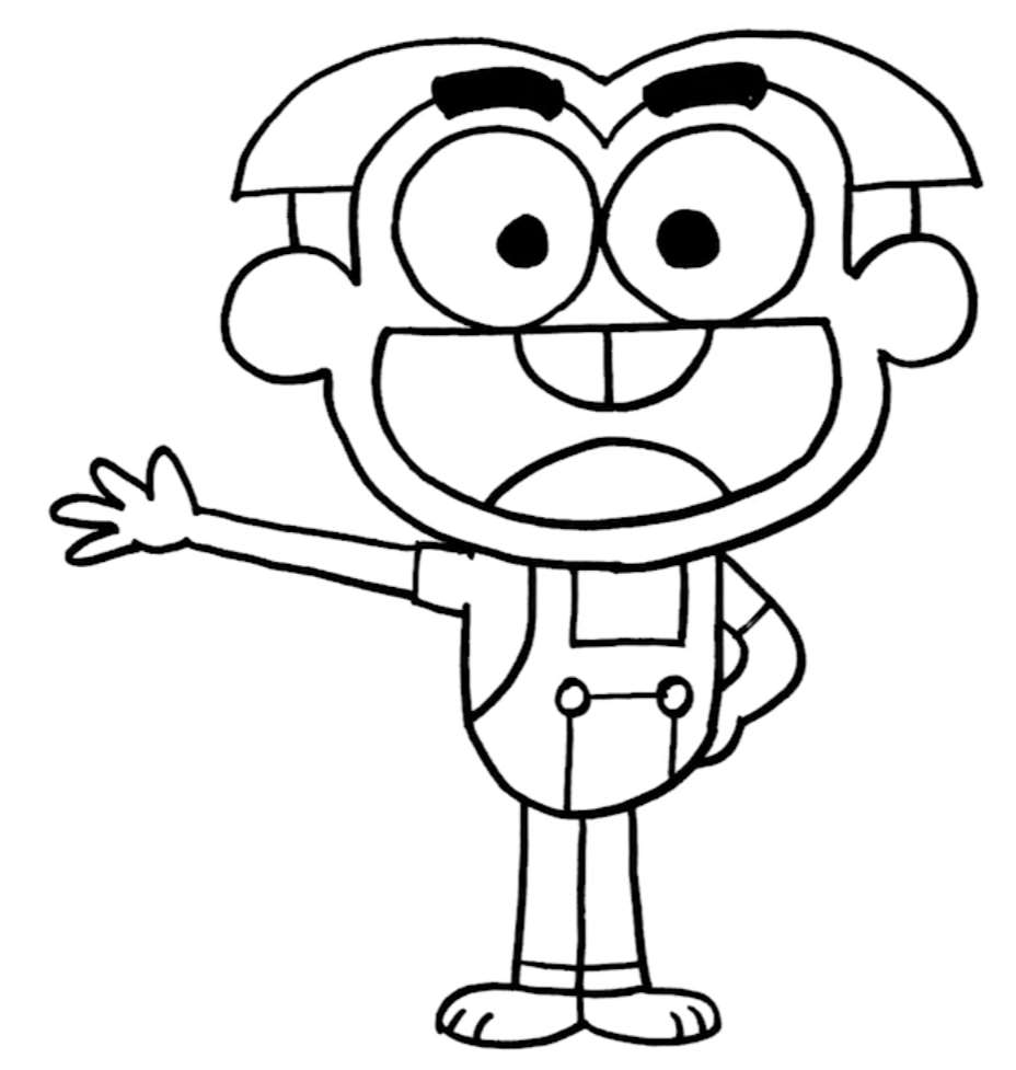 Coloring Pages Big City Greens - Printable