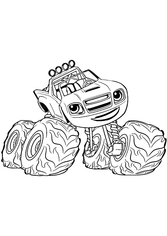 Doc Hudson's Coloring Book-The Great Racer