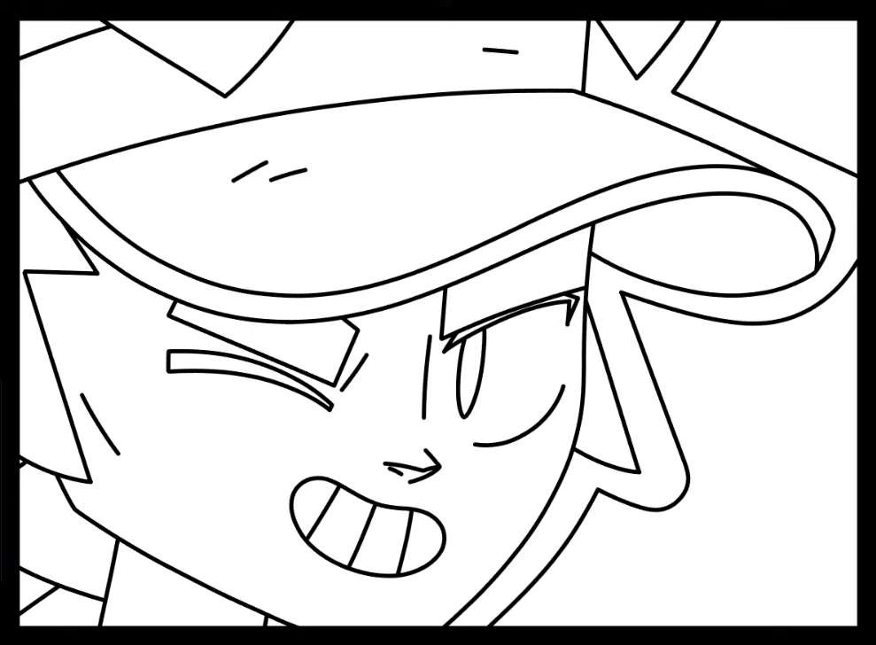 Coloring page Brawl Stars Fang Icon