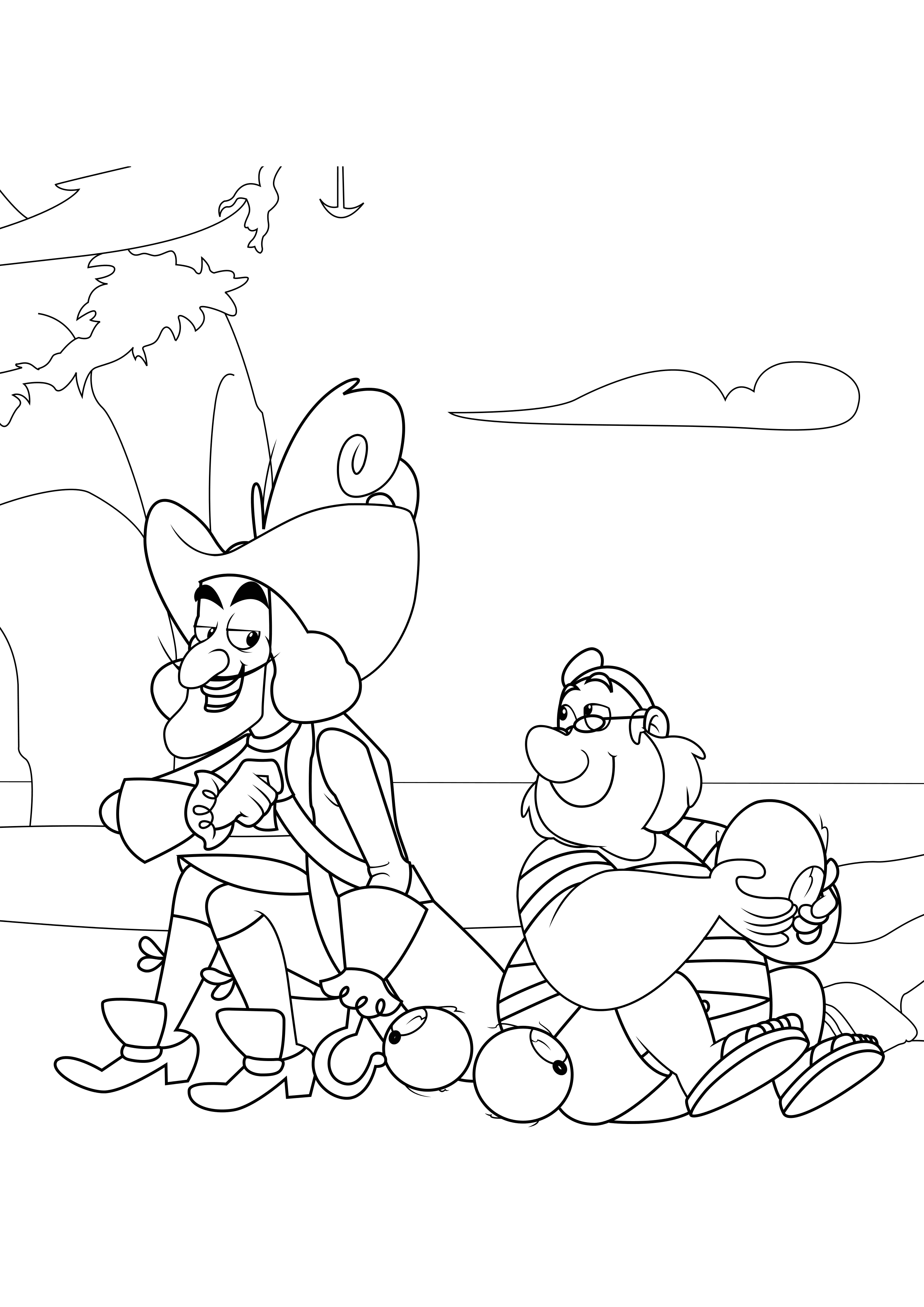 Coloring page Jake and the Never Land Pirates Good Pirates