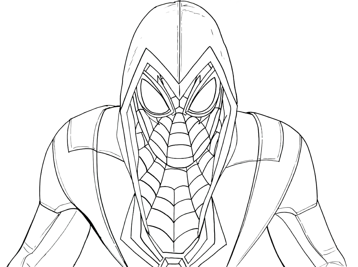 Coloring page Spider-Man: No Way Home Avenger