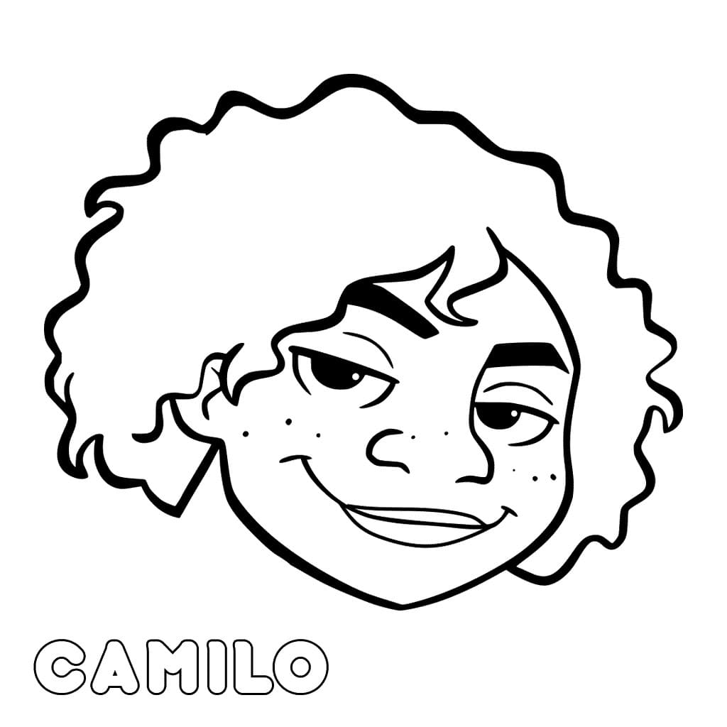 Encanto coloring pages bruno