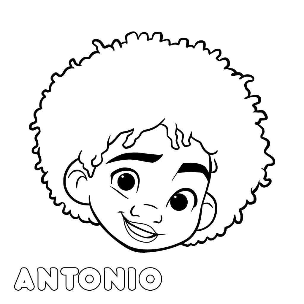 Coloring page Encanto boy Antonio