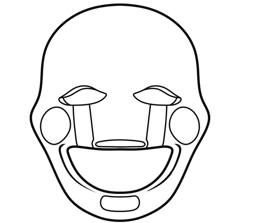 Coloriage FNAF 9 Puppet