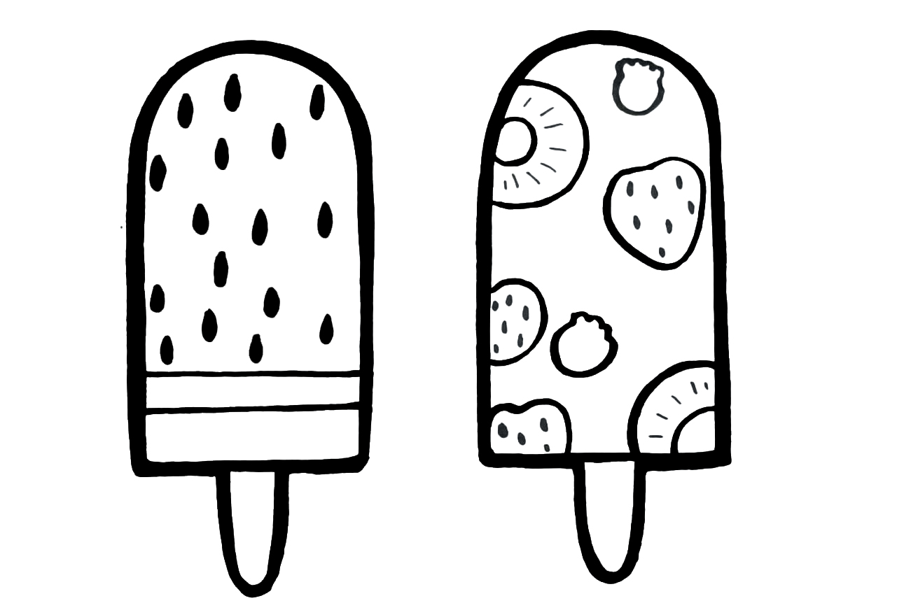 Coloring Pages Ice cream Print Free