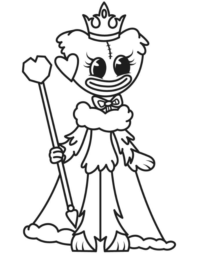 Kissy Missy Coloring Pages - Printable