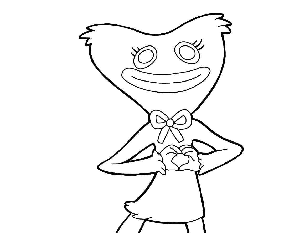 Coloring page Kissy Missy Kissy Missy is a monster