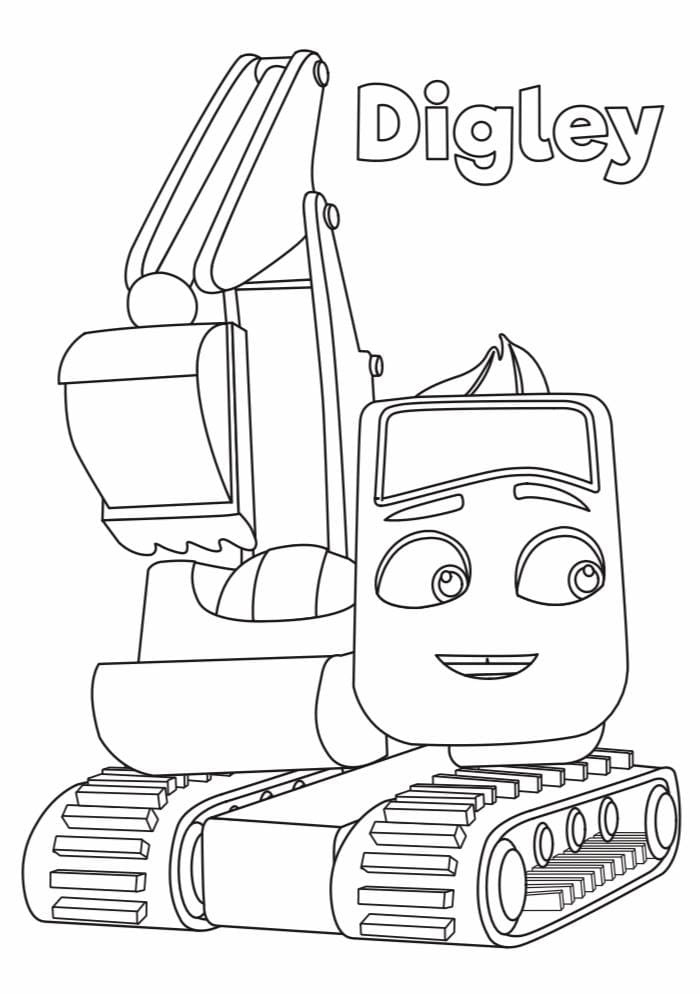 Coloring page Little Baby Bum Digley