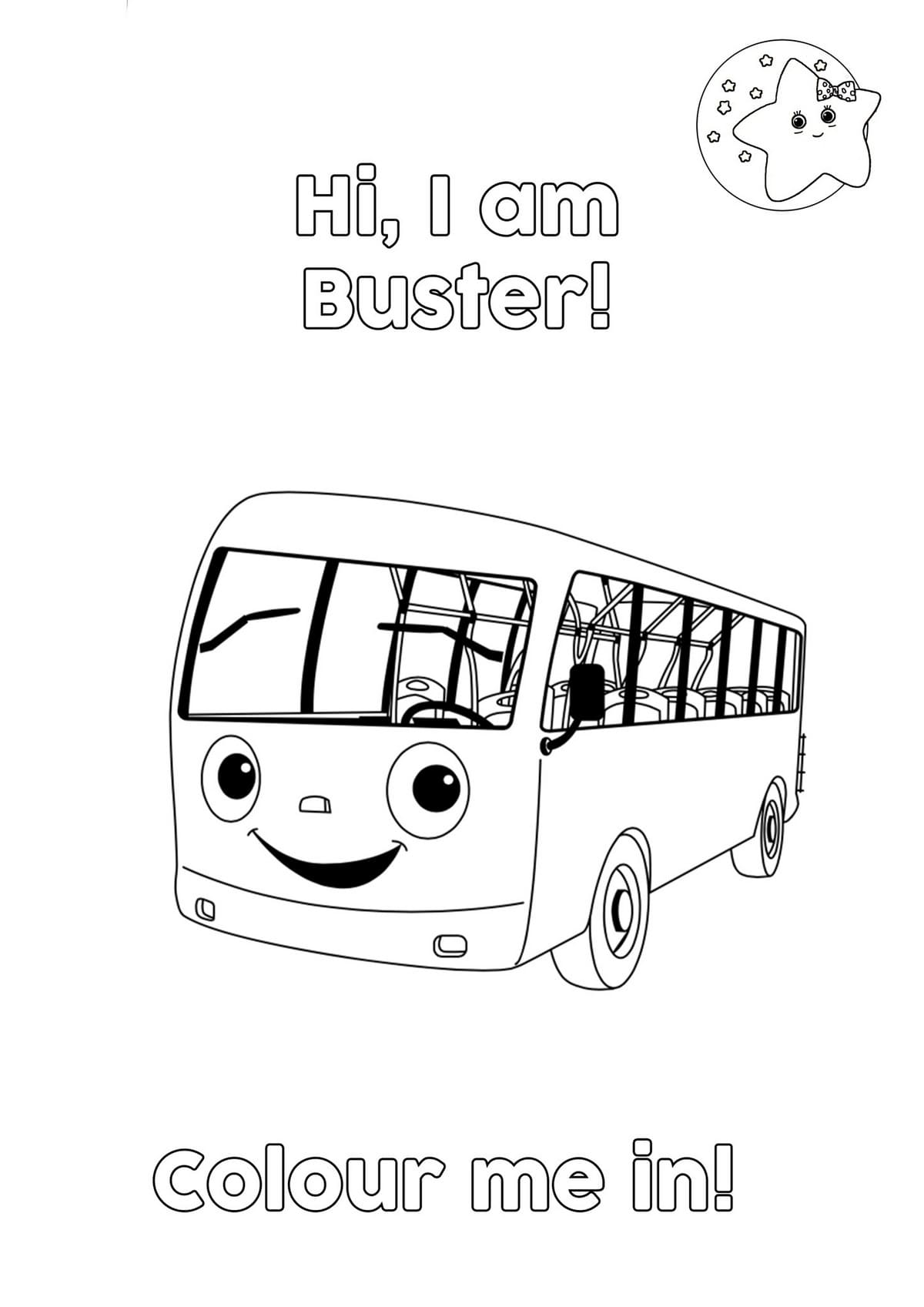 Coloriage Little Baby Bum Buster