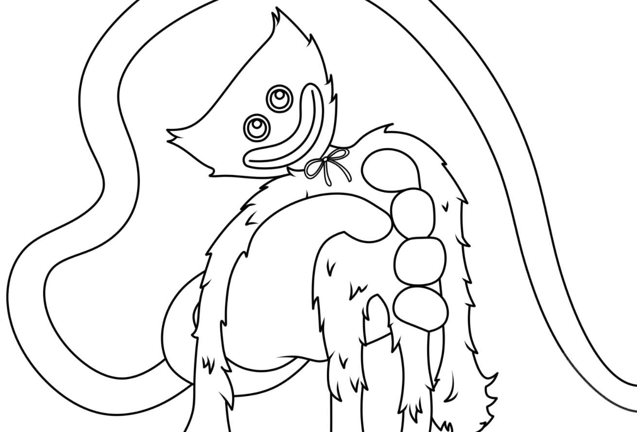 Coloriage Mommy Long Legs Mommy Long Legs et Huggy Wuggy