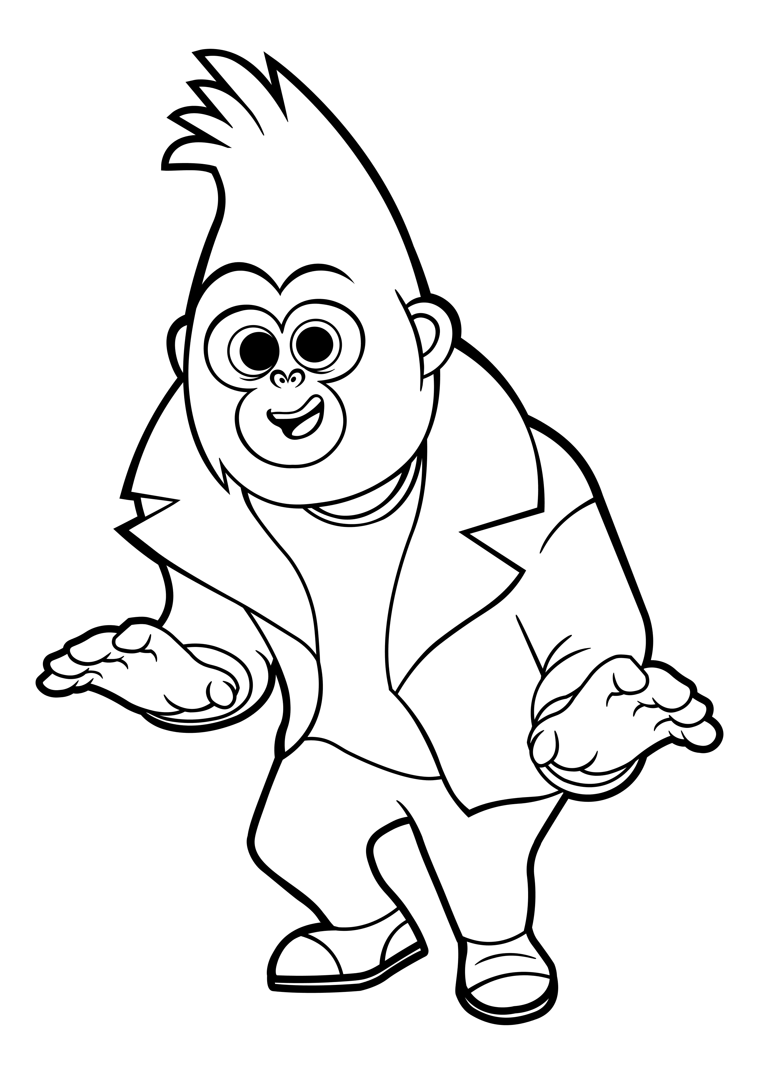 Coloring page Sing 2 Johnny