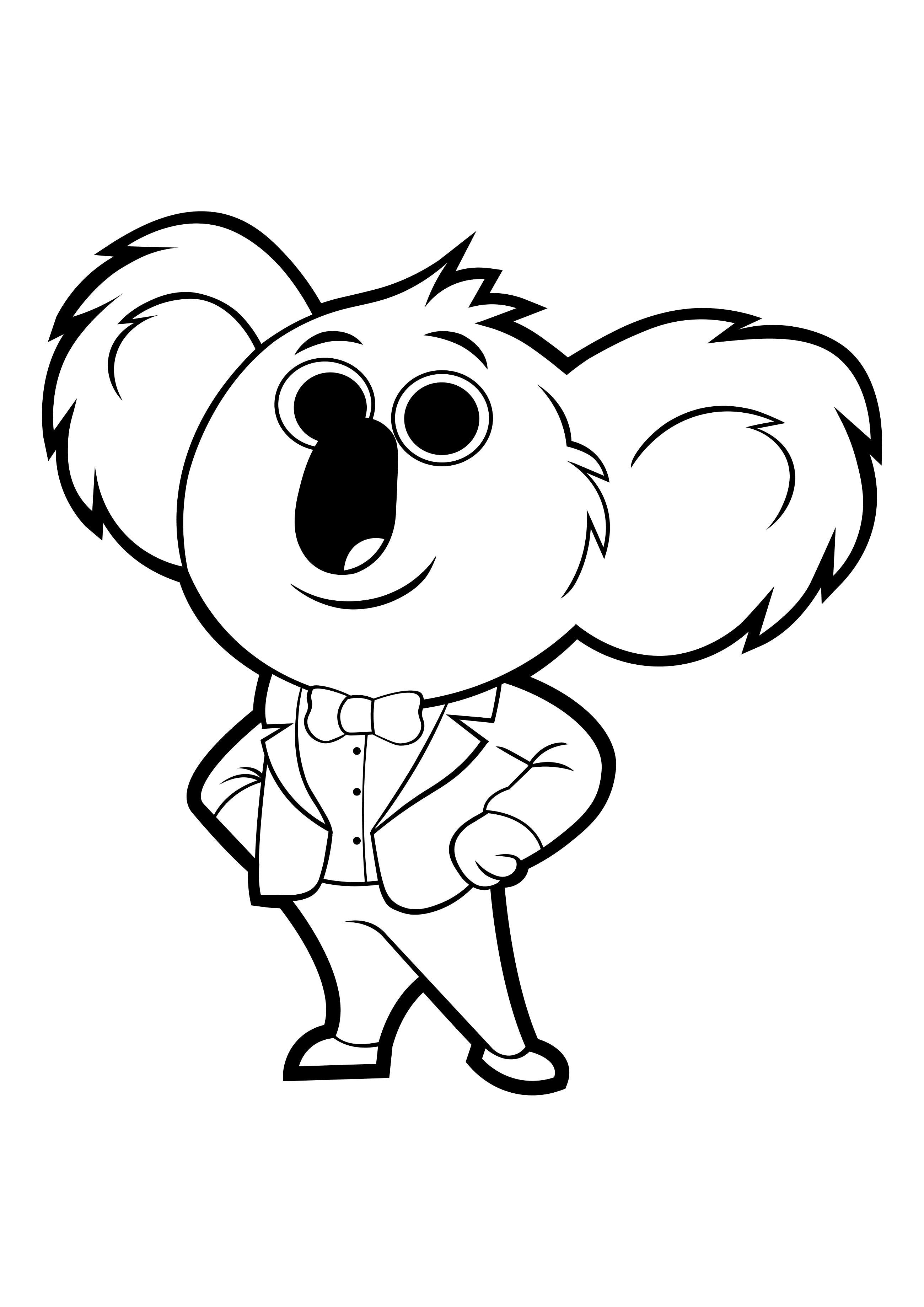 Coloring page Sing 2 Buster Moon