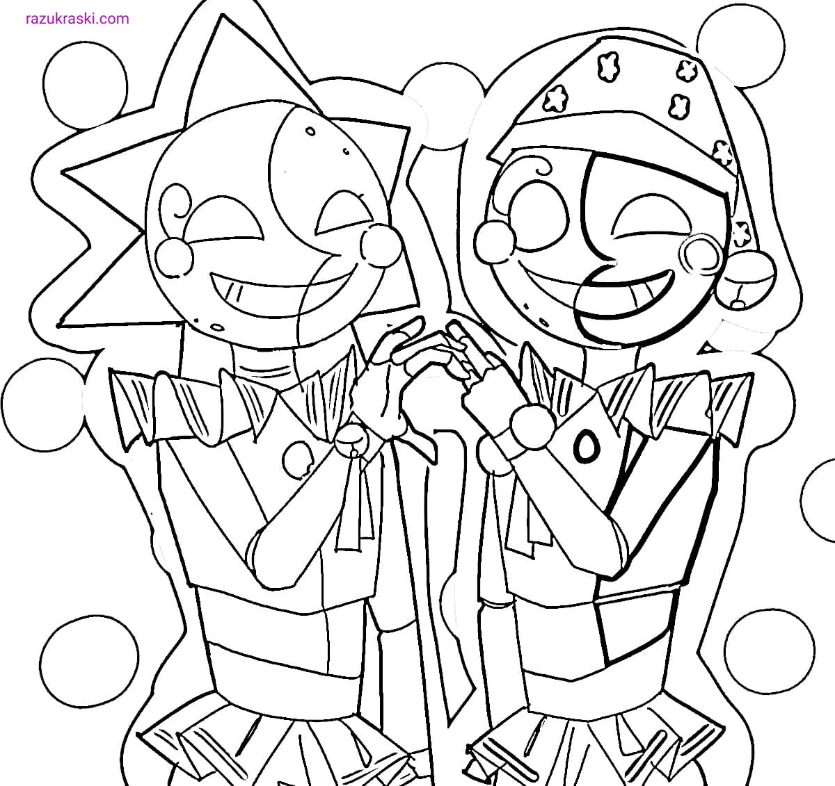 Coloring page FNAF 9 part of the game