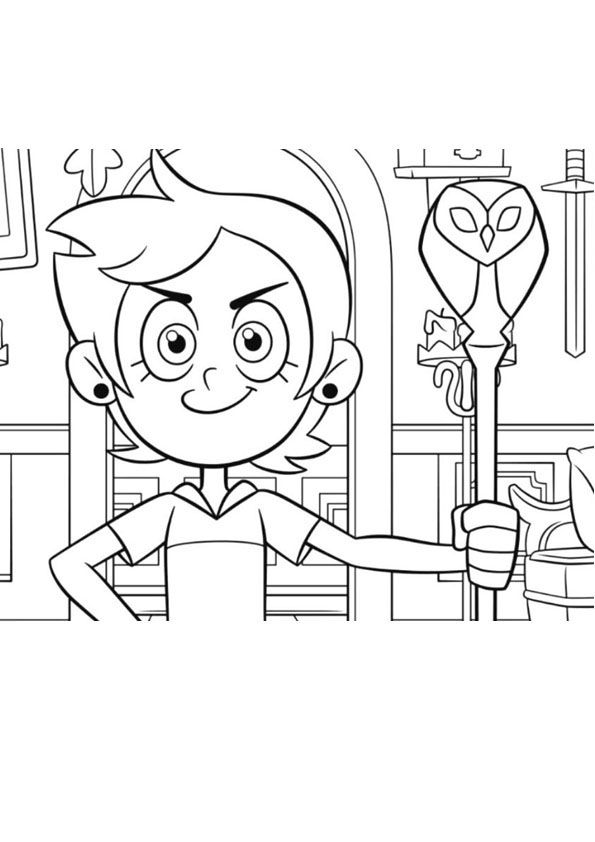 Coloring Pages The Owl House - Printable