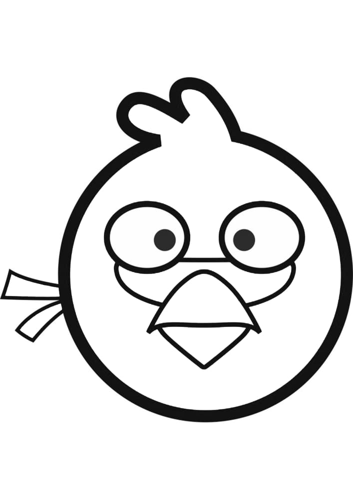 Quatro pássaros do desenho animado Angry Birds