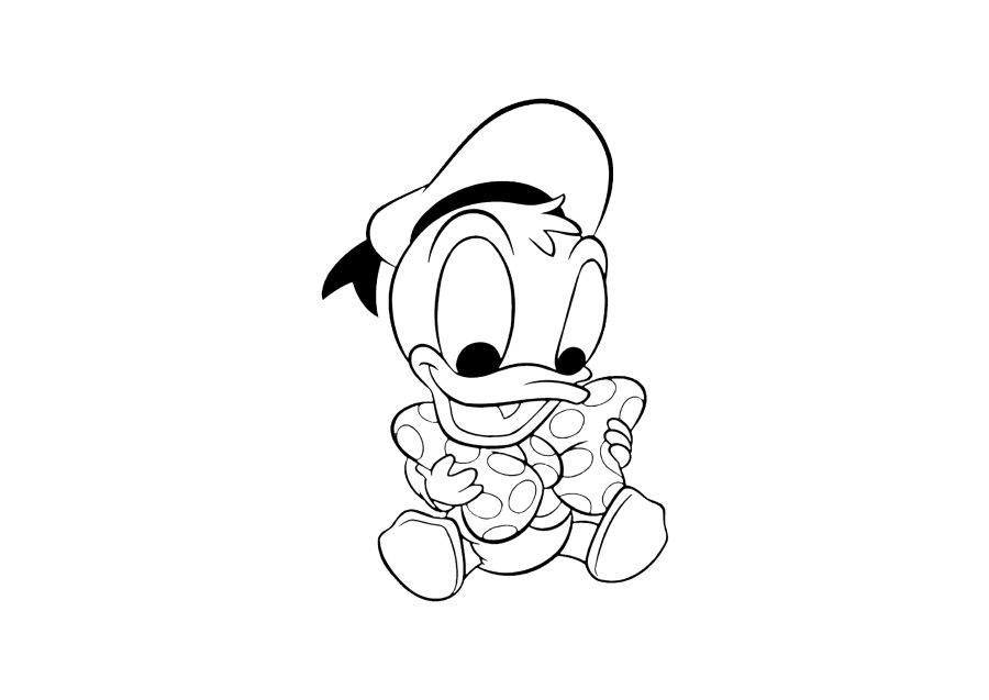 Daisy Duck's Face-coloring book