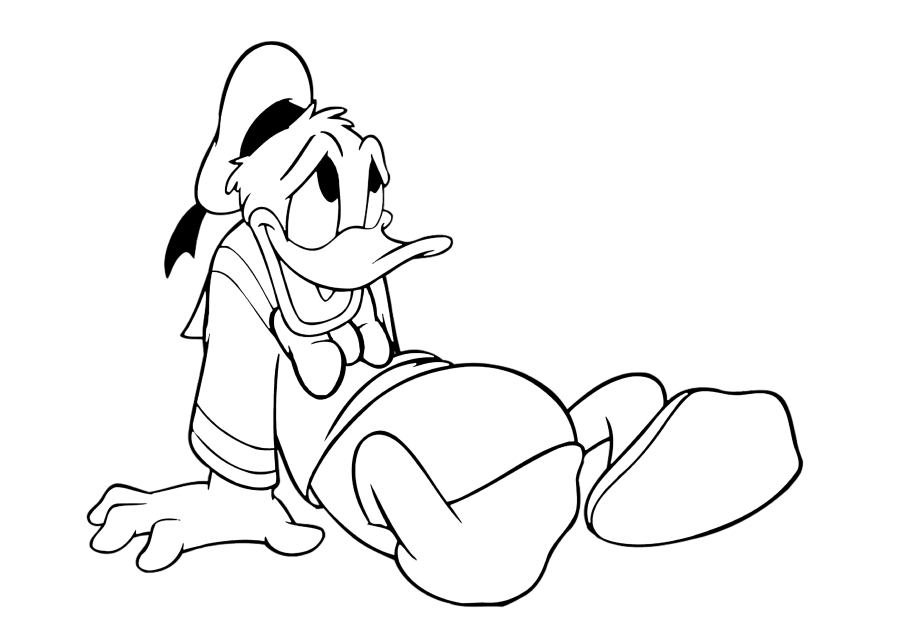 Uma saudação de Donald Duck