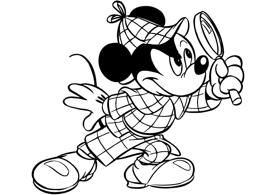 Pluto Lambe Mickey, que segura um osso na mão