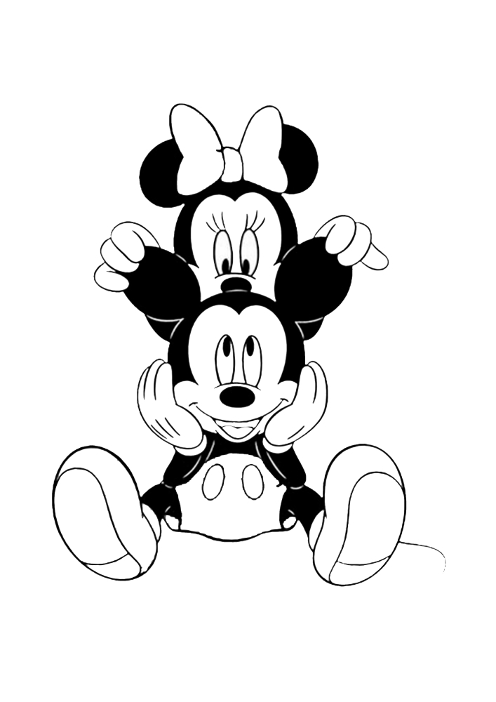 Mickey y Minnie mouse