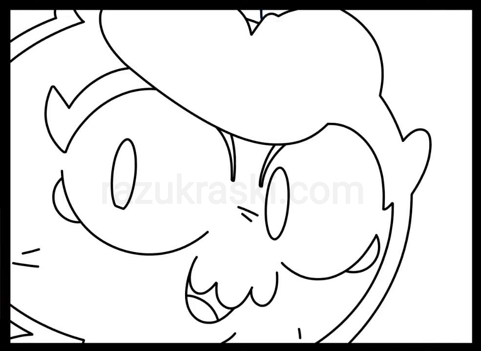 Coloring page Eve Eve Icon