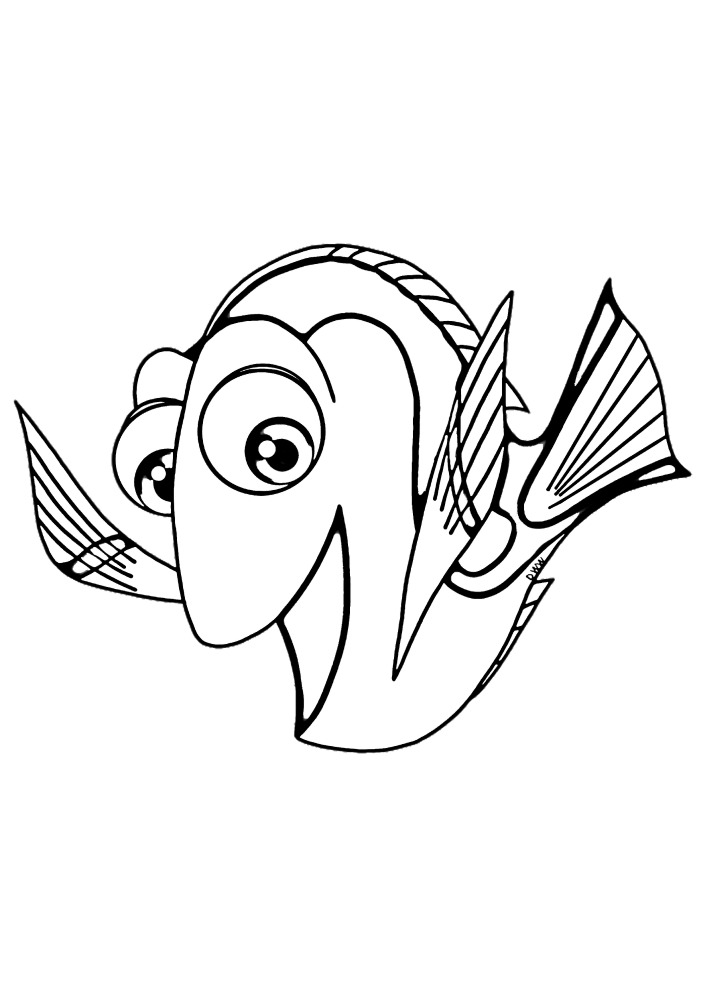 У рыбки большие глаза