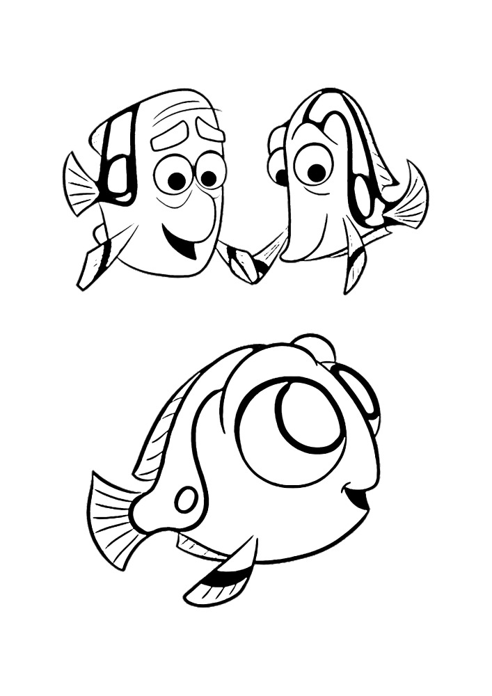 Dori and Nemo - two fish
