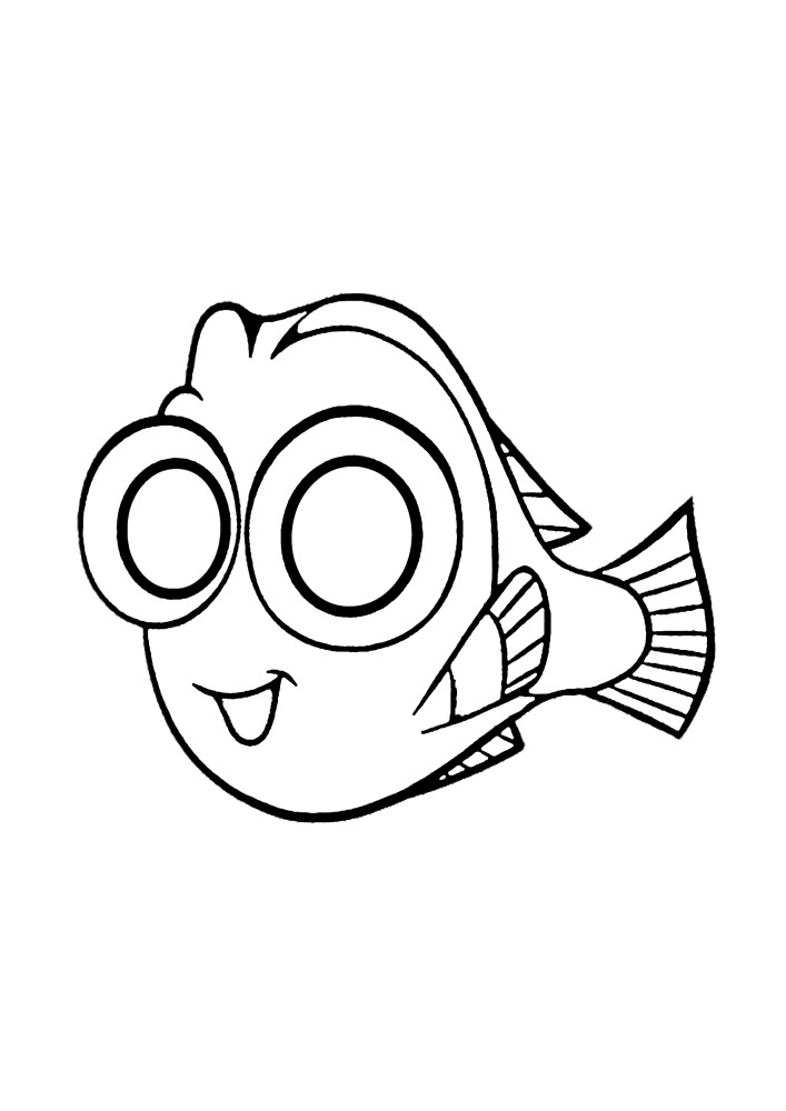 A fish with big eyes.