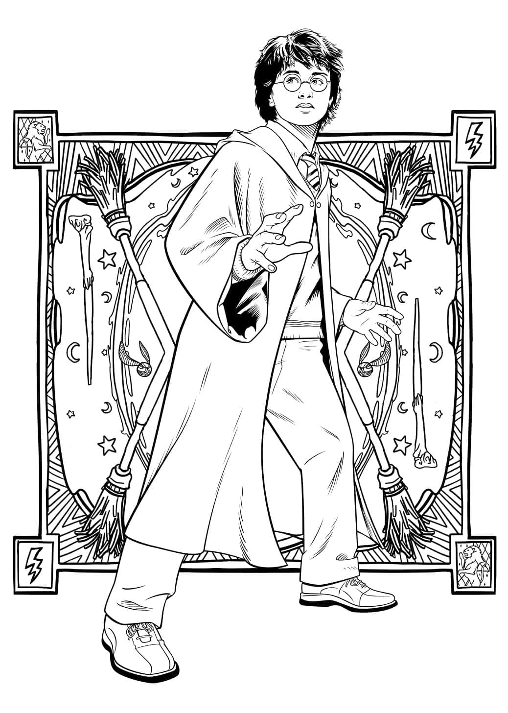 Coloring page Harry Potter Film