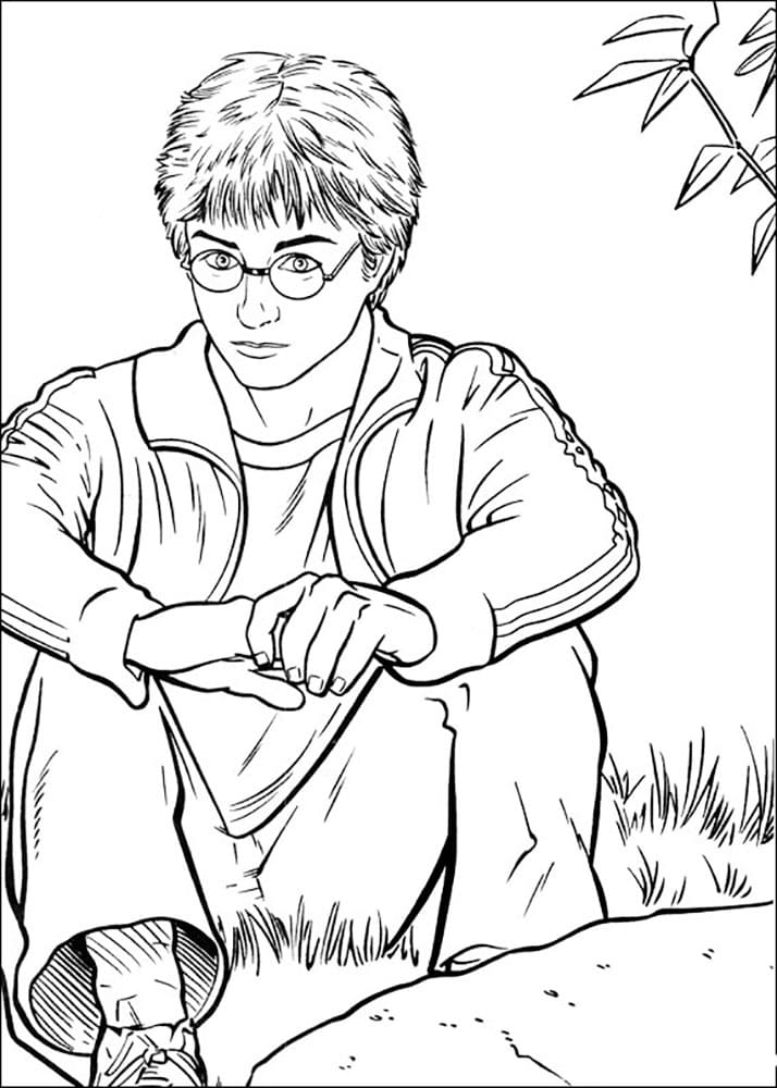 Coloring page Harry Potter and the Goblet of Fire