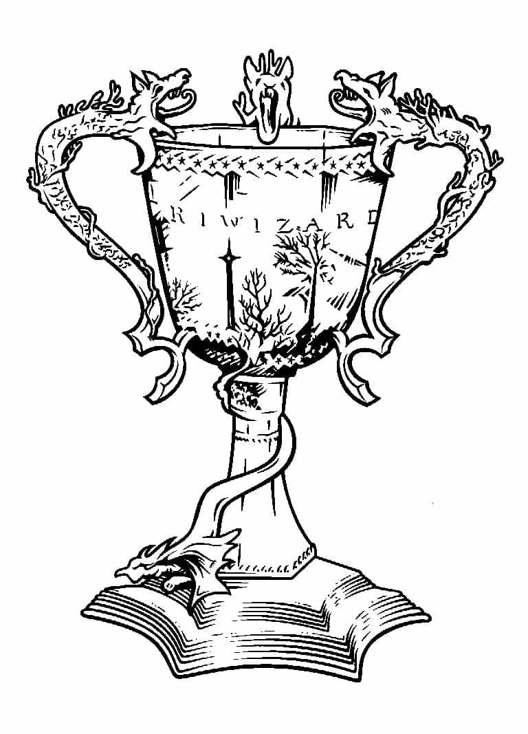 Coloring page Harry Potter Goblet of Fire