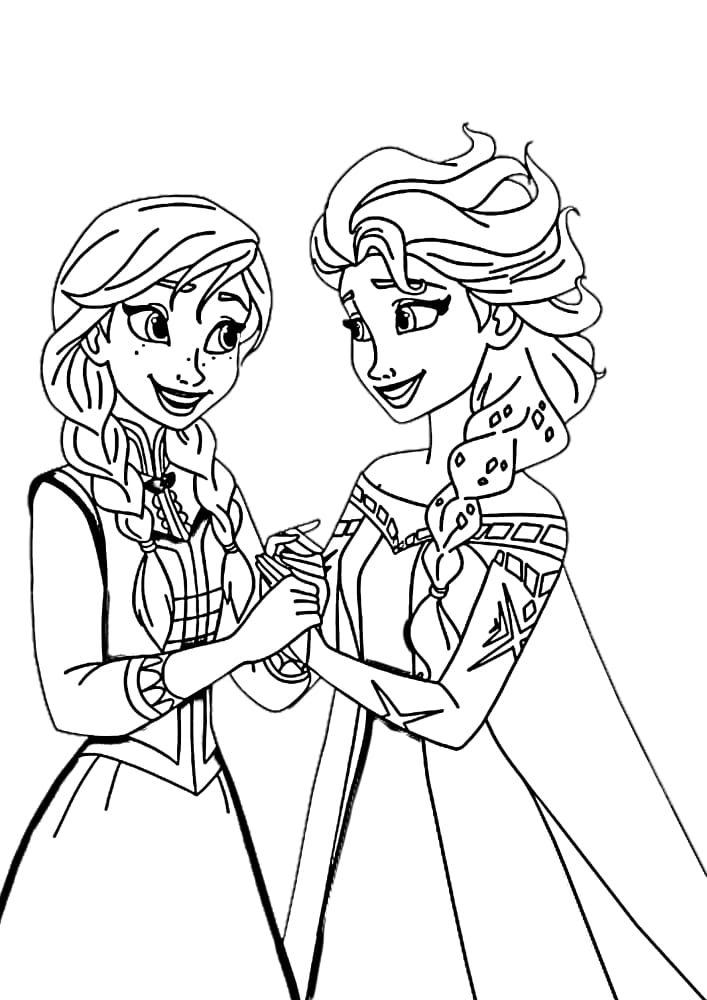 Treffen der beiden Prinzessinnen-Schwestern