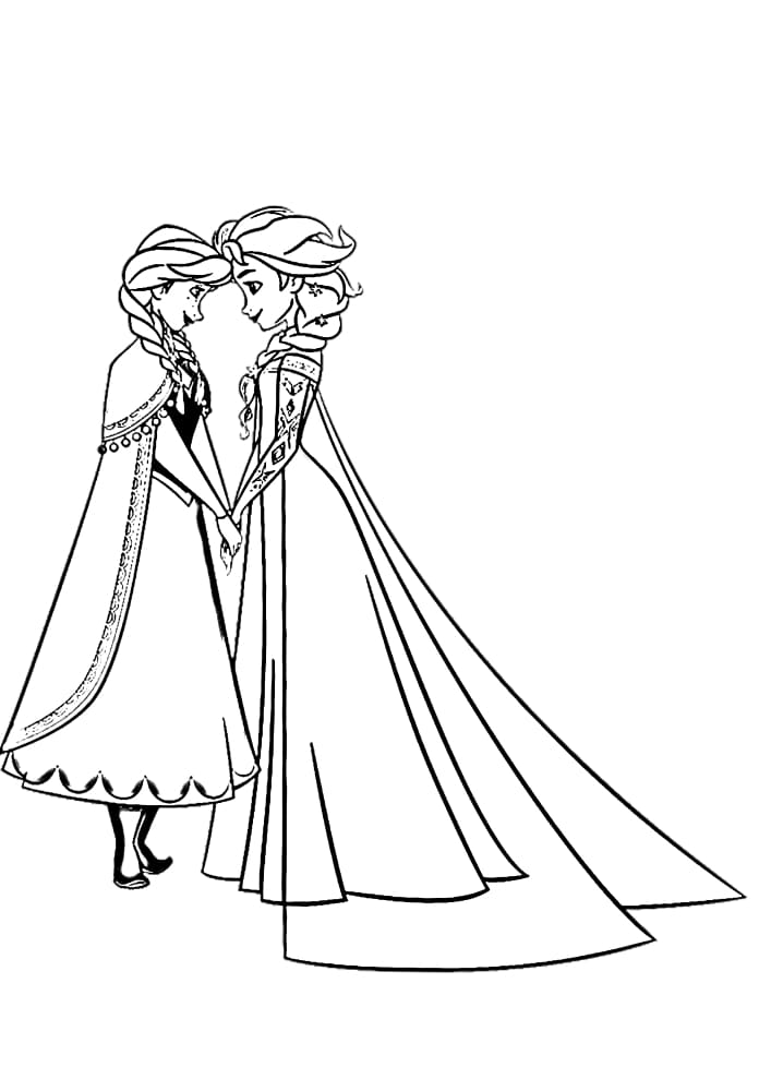 Zwei Schwestern - Elsa und Anna